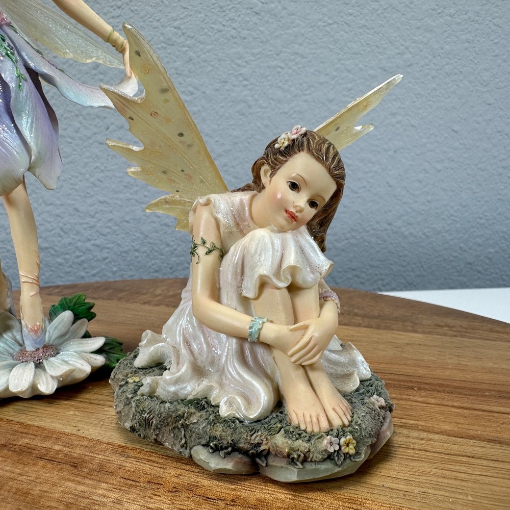 Faerie Glen Munro Pearlhush Dreamflutter Fairy Figurine Lot 2 VTG 2004 2009 Y2K - Picture 4 of 7